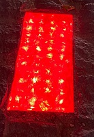Световая брусчатка 1. Цвет красный. Размер 200х100х50 мм.